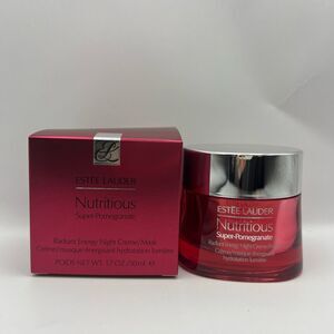 Estee Lauder Nutritious Super-Pomegranate Radiant Energy Night Creme/Mask  1.7oz